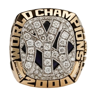 Jim Leyritzs Personal 2000 New York Yankees World Series Ring (First and Only Player Ring Ever Offered for Public Sale. Leyritz LOA)